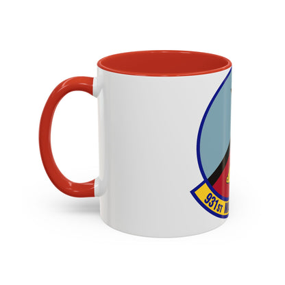 931st Maintenance Operations Flight (U.S. Air Force) Accent Coffee Mug