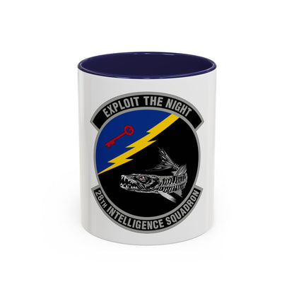 28 Intelligence Squadron AFRC (U.S. Air Force) Accent Coffee Mug