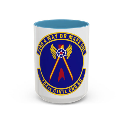 704th Civil Engineer Squadron (U.S. Air Force) Accent Coffee Mug