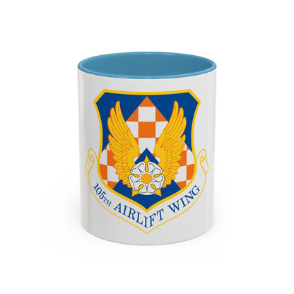 105th Airlift Wing (U.S. Air Force) Accent Coffee Mug