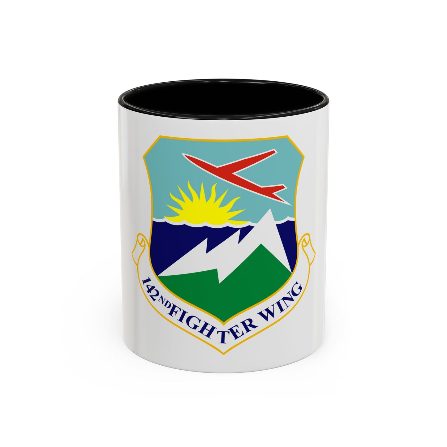 142nd Fighter Wing (U.S. Air Force) Accent Coffee Mug