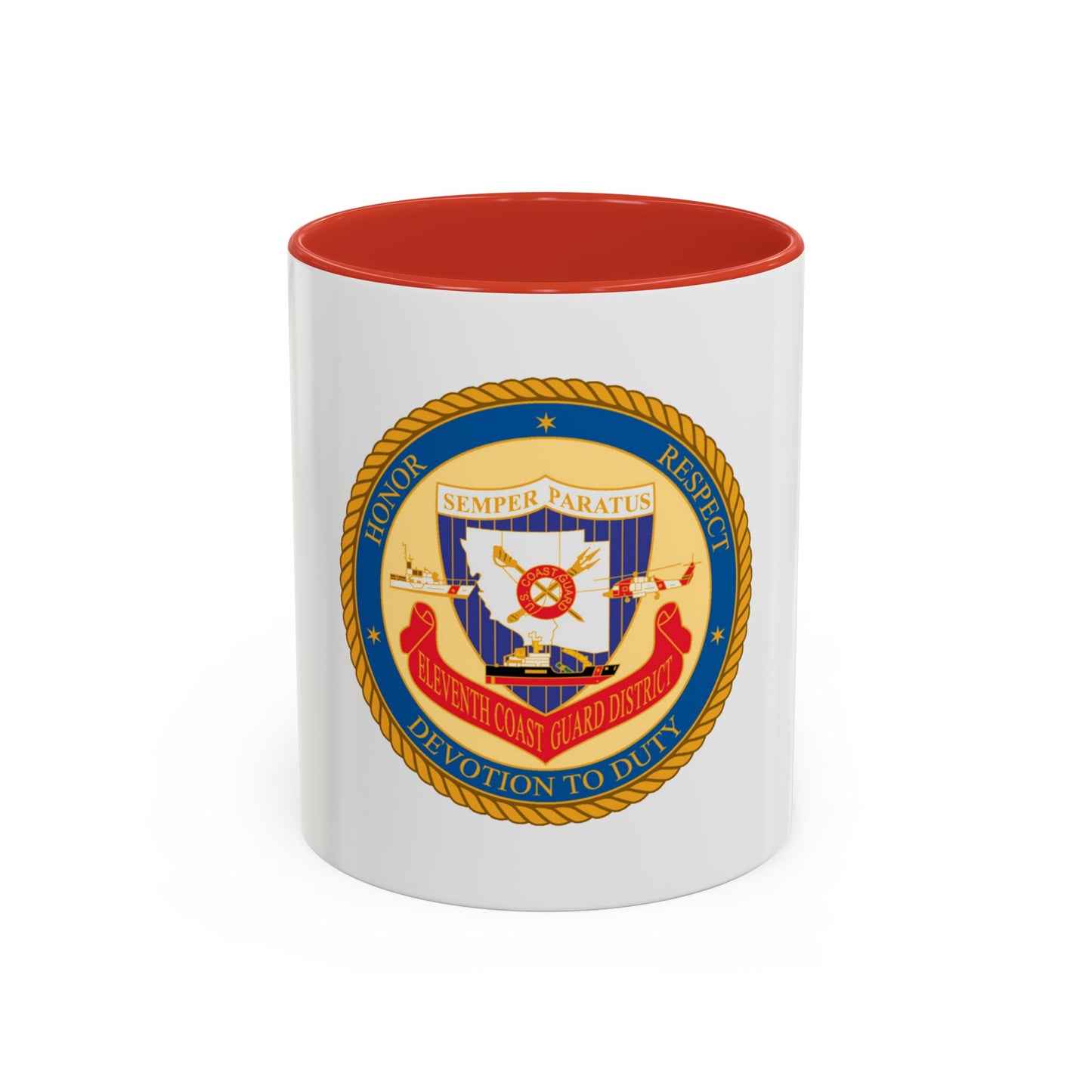 ELEVENTH COAST GUARD DISTRICT (U.S. Coast Guard) Accent Coffee Mug