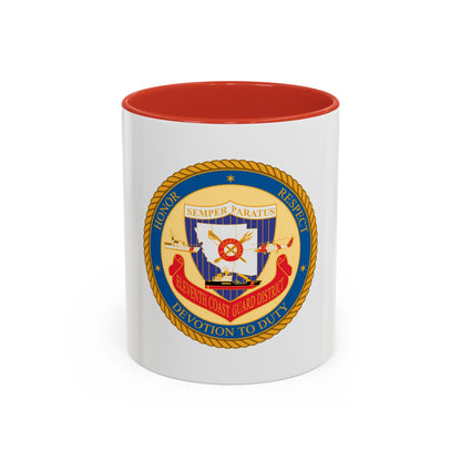 ELEVENTH COAST GUARD DISTRICT (U.S. Coast Guard) Accent Coffee Mug