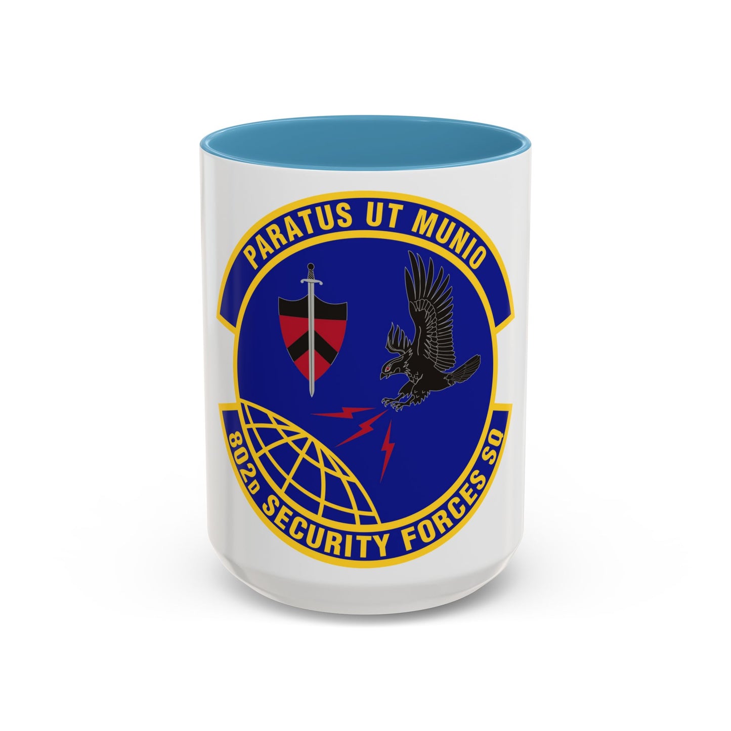 802d Security Forces Squadron (U.S. Air Force) Accent Coffee Mug