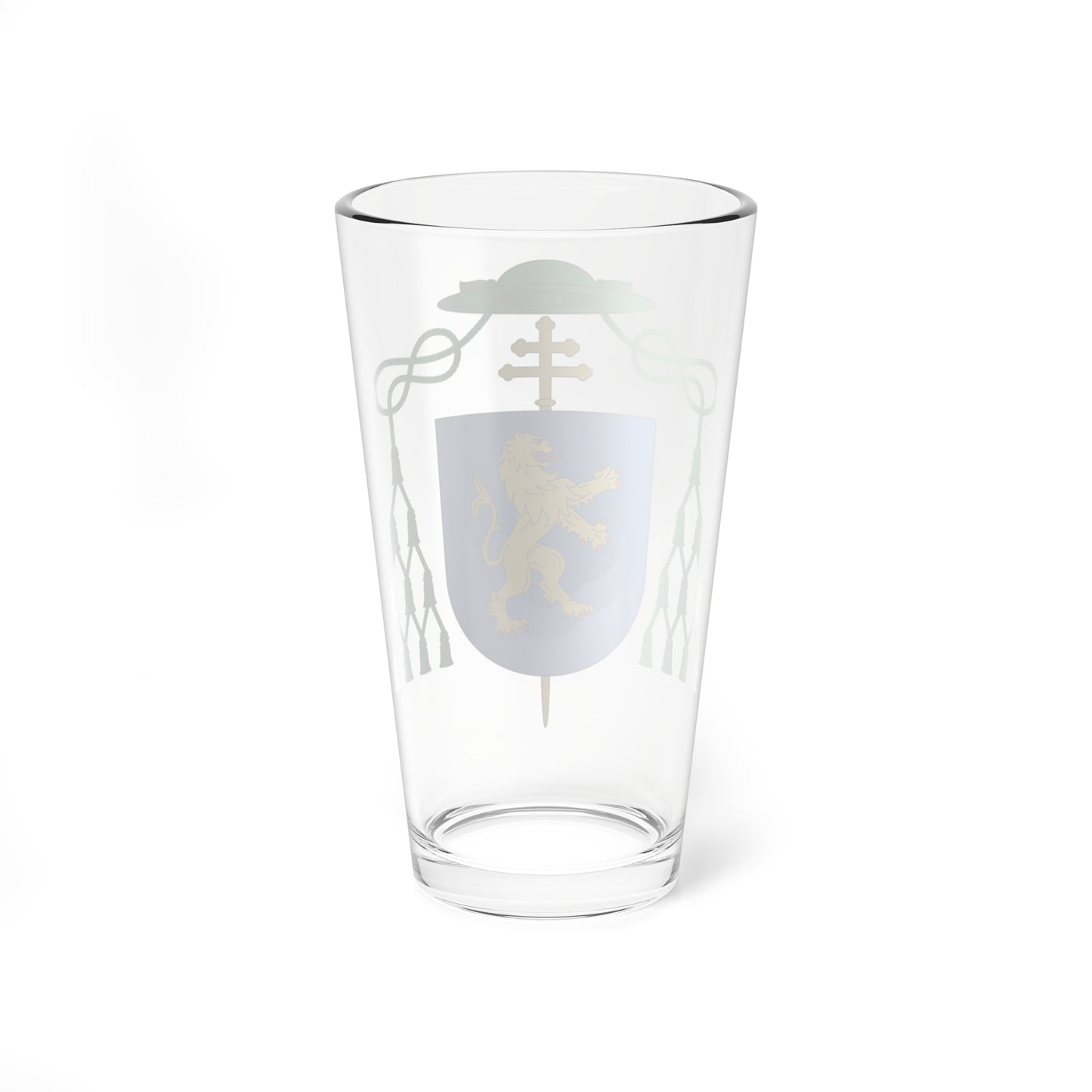 Escudo de Gaspar de Ávalos como arzobispo (Spain) (Coat of Arms) Pint Glass 16oz