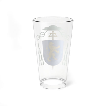 Escudo de Gaspar de Ávalos como arzobispo (Spain) (Coat of Arms) Pint Glass 16oz