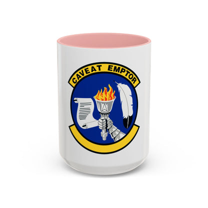 319 Contracting Squadron ACC (U.S. Air Force) Accent Coffee Mug