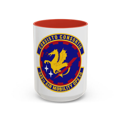 349th Air Mobility Operations Squadron (U.S. Air Force) Accent Coffee Mug
