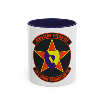 26th Space Aggressor Squadron (U.S. Air Force) Accent Coffee Mug
