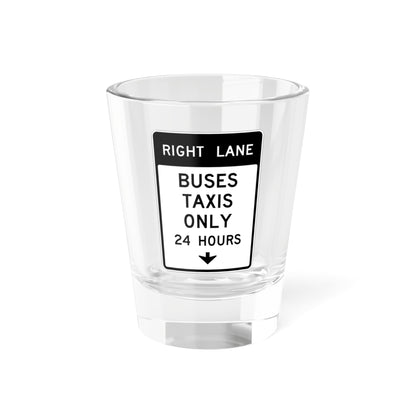 MUTCD-CA SR60-9 (California) (Road Sign) Shot Glass 1.5oz