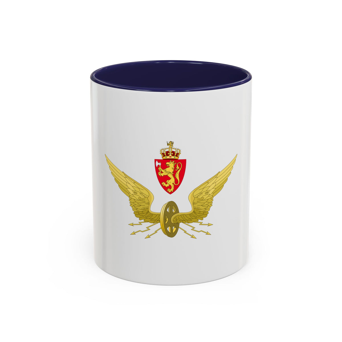 Emblem of the Norwegian State Railways - Accent Coffee Mug