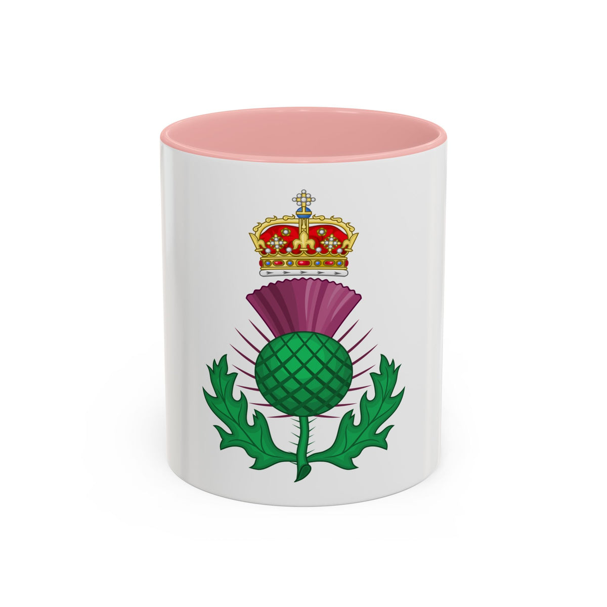 Thistle Royal Badge of Scotland - Accent Coffee Mug