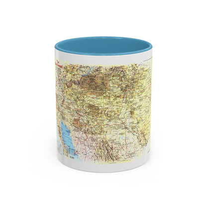USA - Southwest 1 (1982) (Map) Accent Coffee Mug