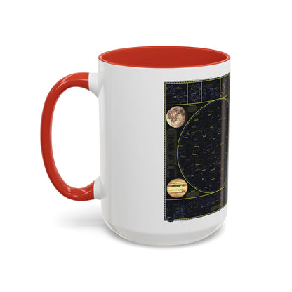 Heavens. The (1970) (Map) Accent Coffee Mug