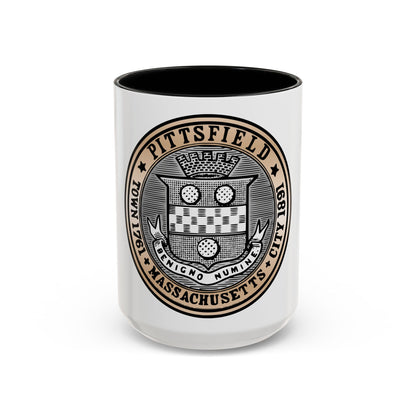 Seal of Pittsfield Massachusetts - Accent Coffee Mug