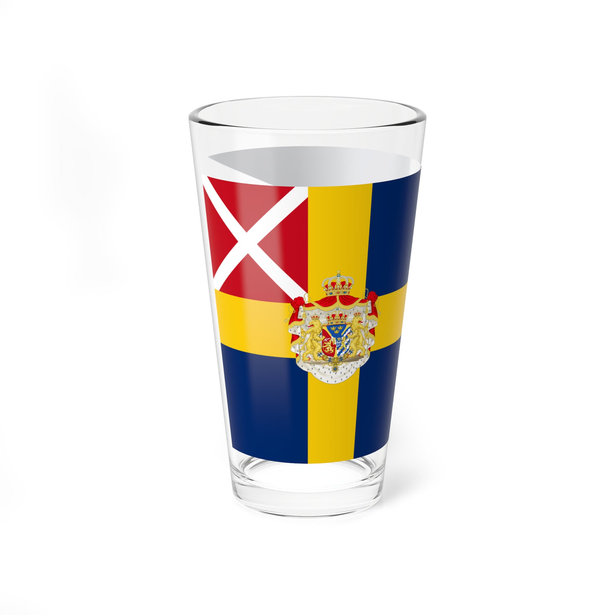 Royal Standard of Sweden and Norway 1815-1844 (Estonia) Pint Glass 16oz