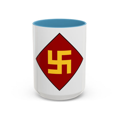 Patch of the 45th Infantry Division 19241939 (U.S. Army) Accent Coffee Mug