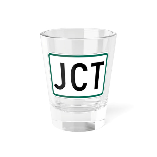 Jct plate South Dakota (South Dakota) (Road Sign) Shot Glass 1.5oz
