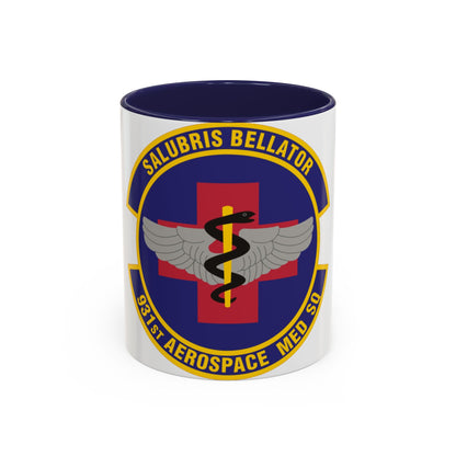 931 Aerospace Medicine Squadron AFRC (U.S. Air Force) Accent Coffee Mug