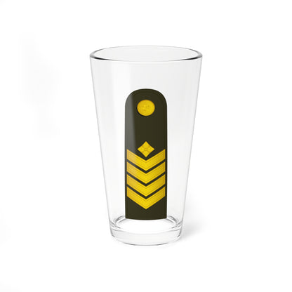 Lithuania Army OR 8 (Lithuania) (Military Rank) Pint Glass 16oz