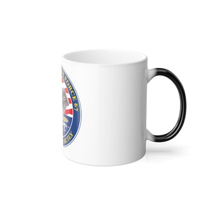 Commander Task Force 67 Sigonella Sicily CTF 67 (U.S. Navy) Color Changing Mug 11oz