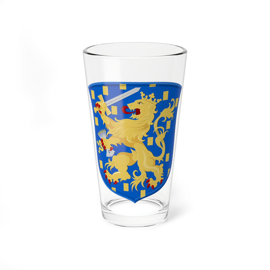 Wapen van Nederland klein (Netherlands) (Coat of Arms) Pint Glass 16oz