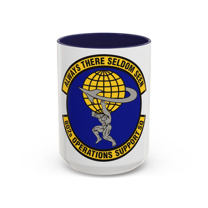 802d Operations Support Squadron (U.S. Air Force) Accent Coffee Mug