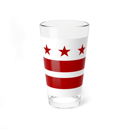 Flag of Washington D.C. 1 (United States) Pint Glass 16oz