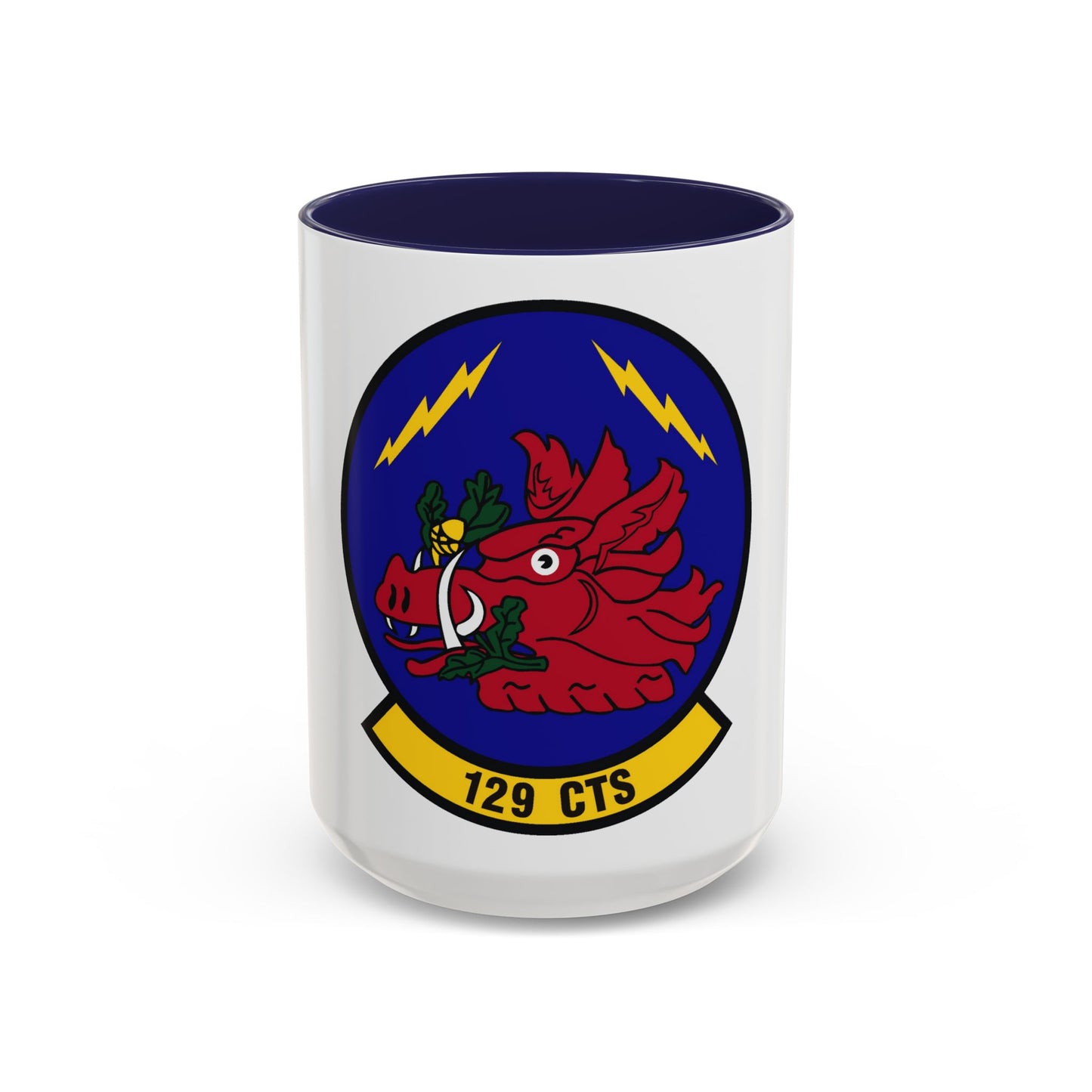 129th Combat Training Squadron (U.S. Air Force) Accent Coffee Mug