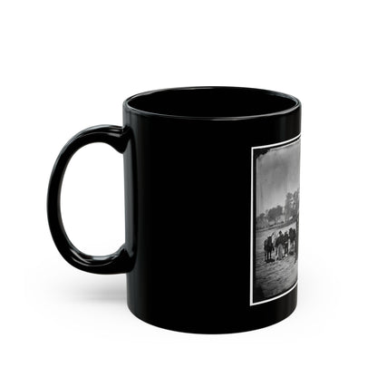 Unknown Location. Zouave Ambulance Crew Demonstrating Removal Of Wounded Soldiers From The Field; Another View (U.S. Civil War) Black Coffee Mug