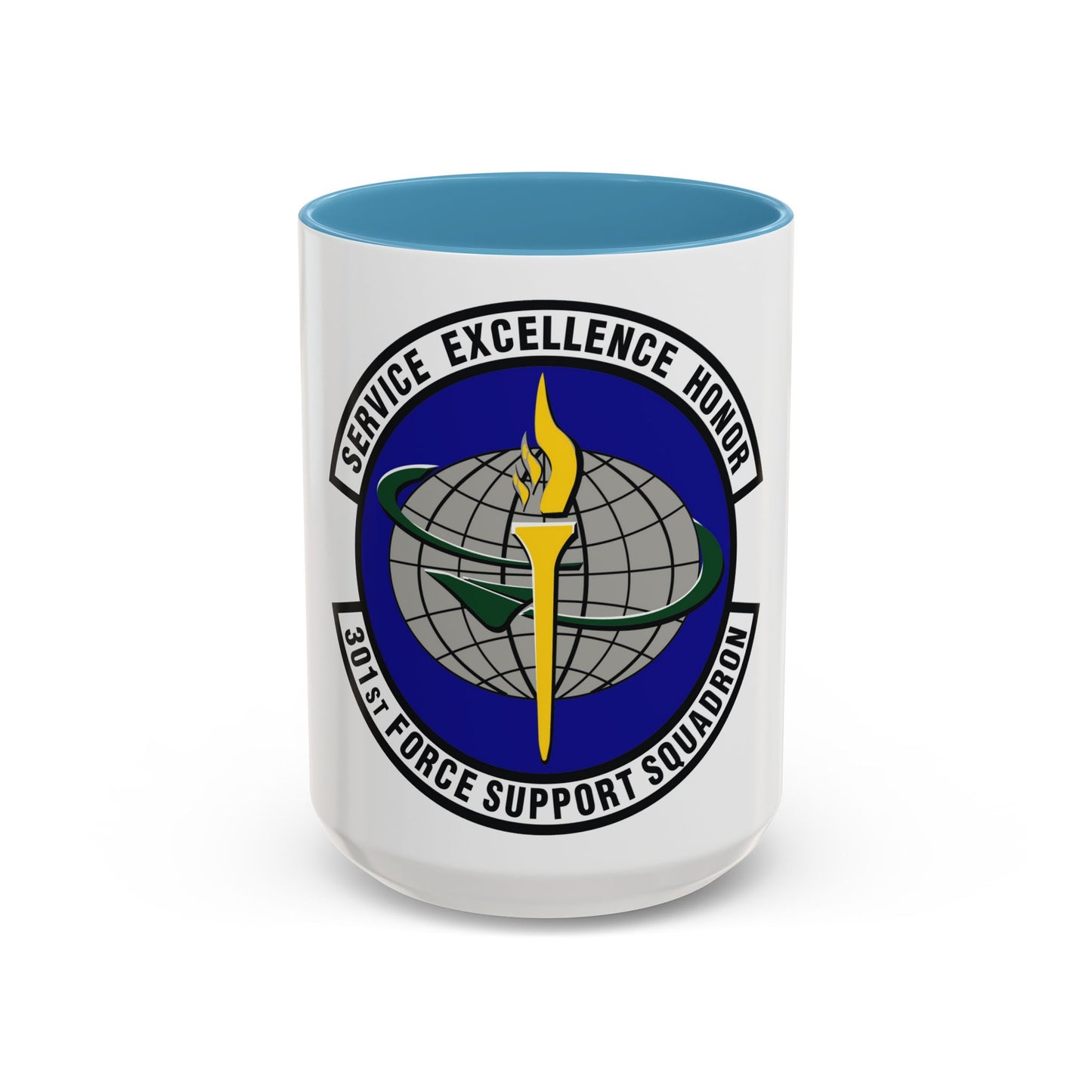 301st Force Support Squadron (U.S. Air Force) Accent Coffee Mug