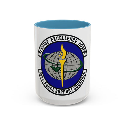 301st Force Support Squadron (U.S. Air Force) Accent Coffee Mug