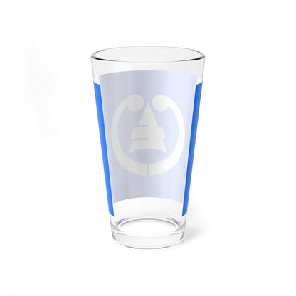 Flag of Nagato Yamaguchi 1954-2005 (Japan) Pint Glass 16oz