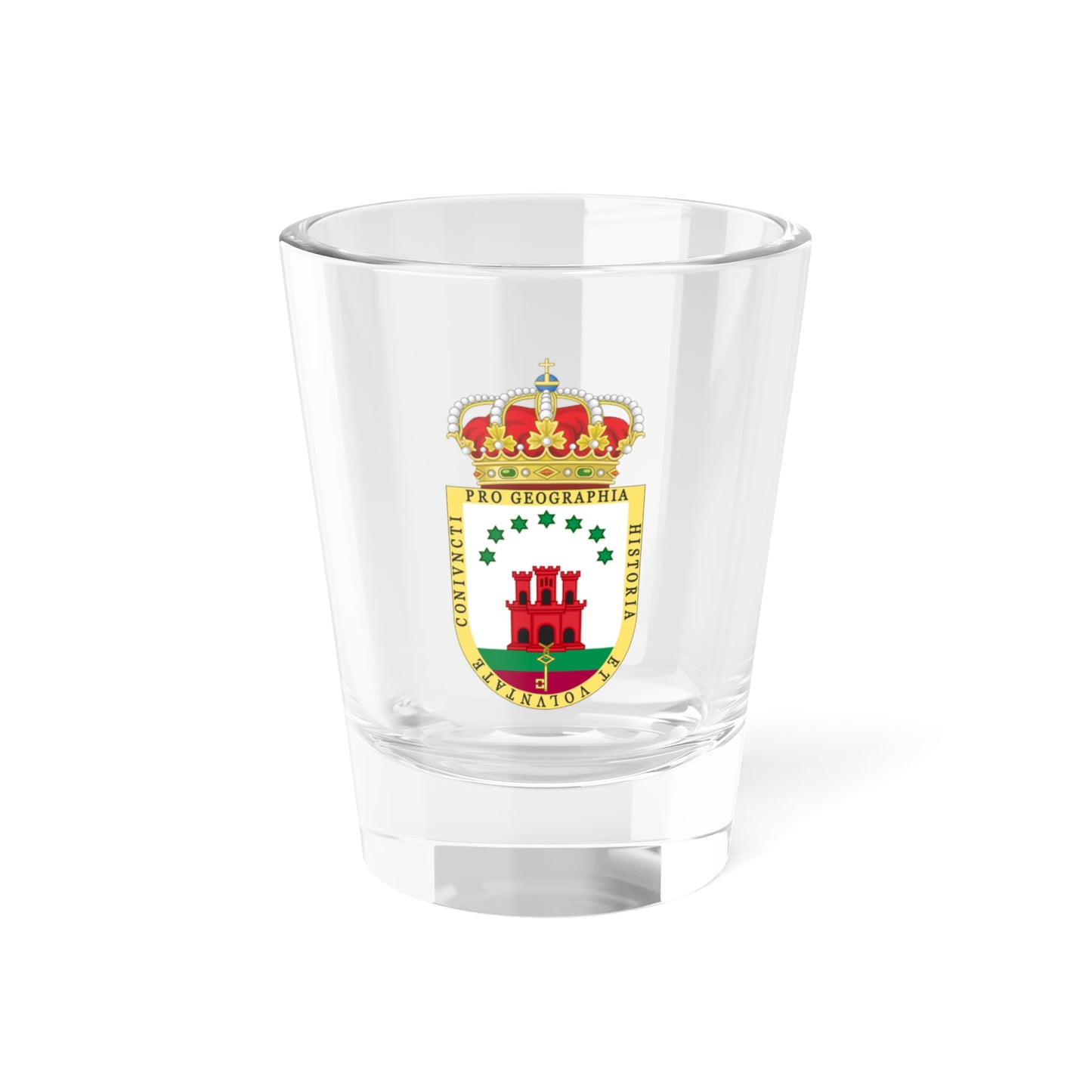 Coat of Arms of the Gibraltar Countryside Commonwealth - Shot Glass 1.5oz