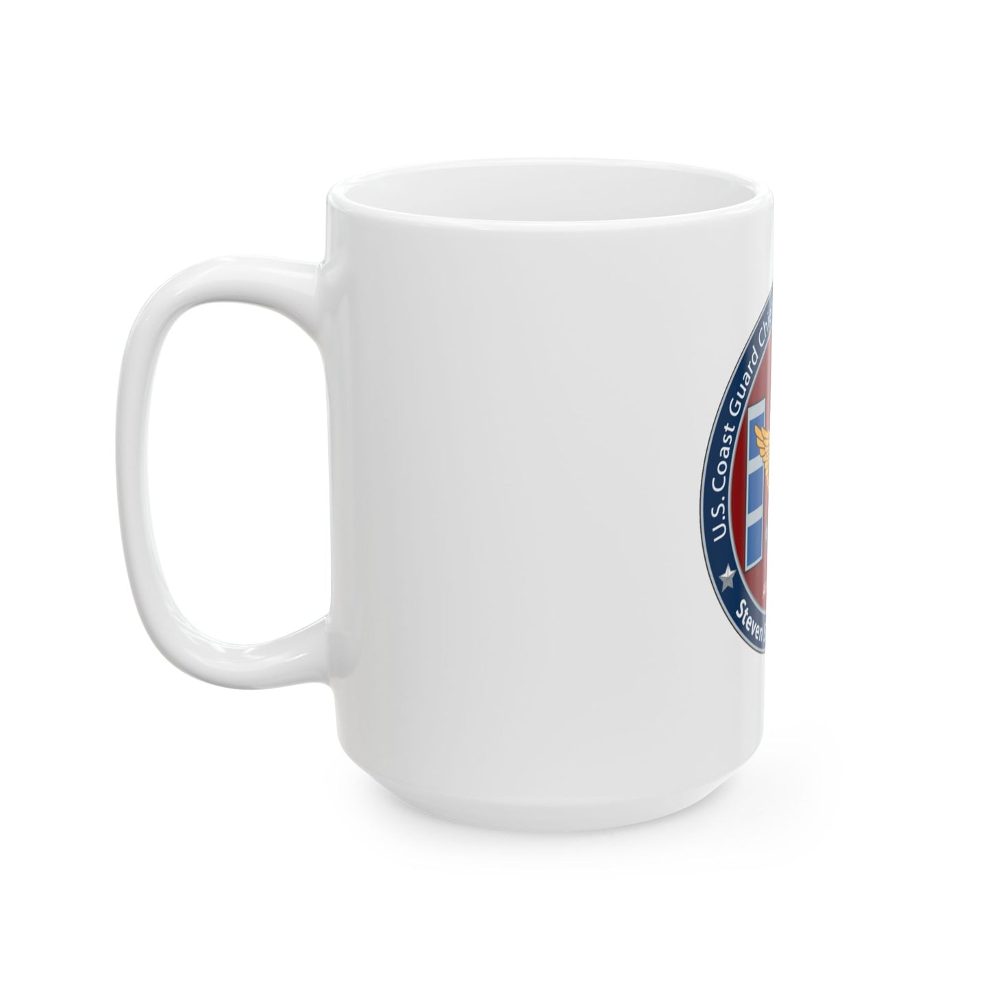 USCG CWO Assoc Steven Shields Chapter (U.S. Coast Guard) White Coffee Mug