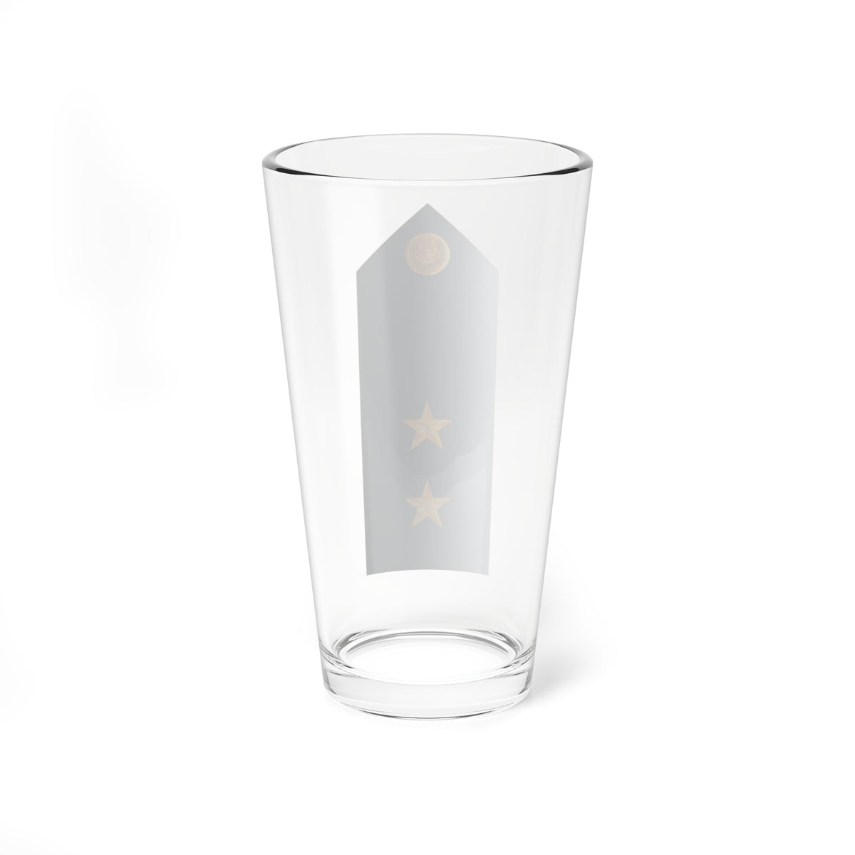 08.AlgAF 1LT (Algeria) (Military Rank) Pint Glass 16oz