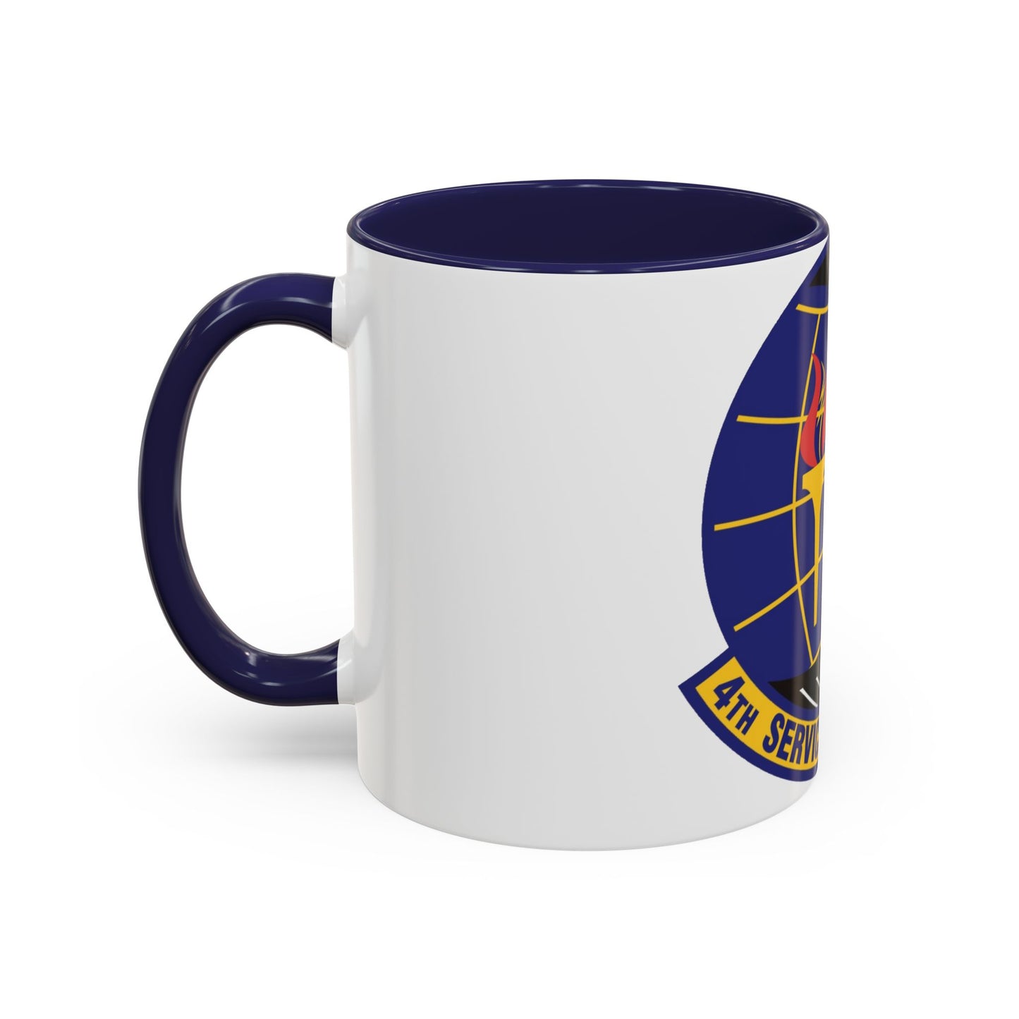 4th Services Squadron (U.S. Air Force) Accent Coffee Mug