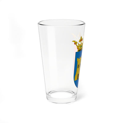 Escudo de Alborache Valencia (Spain) (Coat of Arms) Pint Glass 16oz
