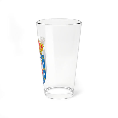 Escudo de Fiñana (Spain) (Coat of Arms) Pint Glass 16oz