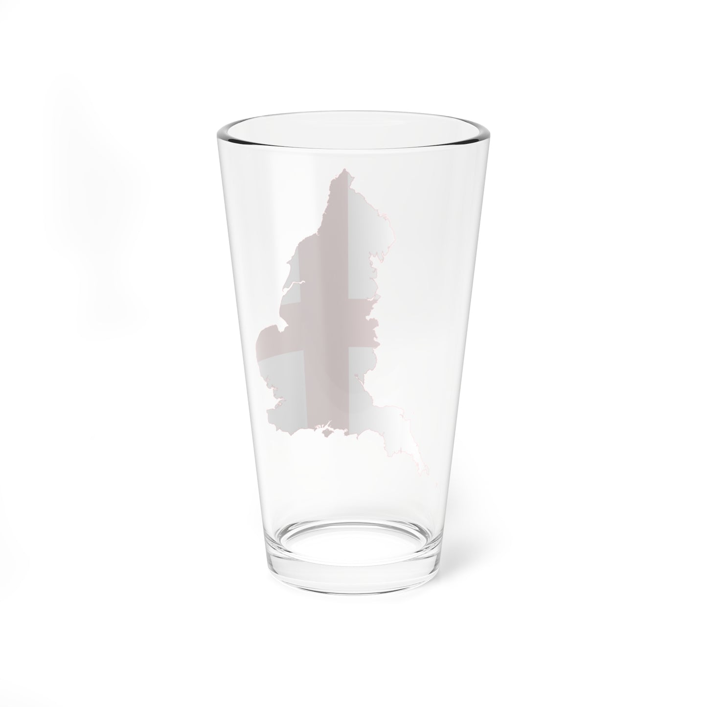 Flag map of England (England) Pint Glass 16oz