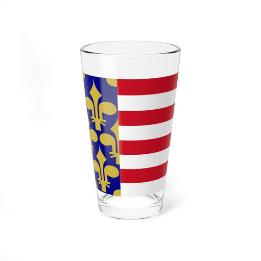 Flag of Hungary 1301-1382 rectangular (Hungary) Pint Glass 16oz