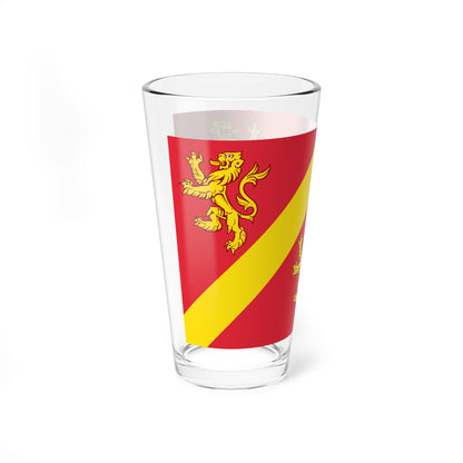 Flag of Anglesey (United Kingdom) Pint Glass 16oz