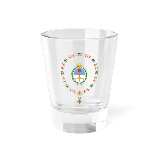 Generic Coat of Arms of the President of Argentina Order of Isabella the Catholic (Argentina) (Coat of Arms) Shot Glass 1.5oz