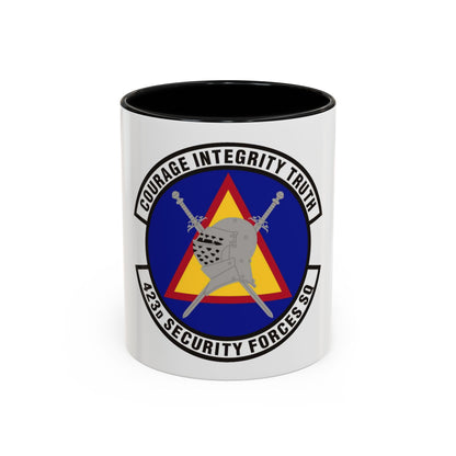 423d Security Forces Squadron (U.S. Air Force) Accent Coffee Mug