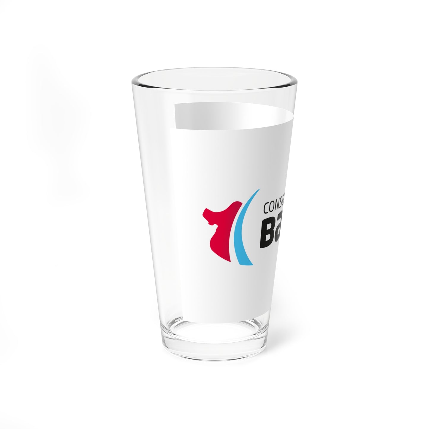Flag of the Department of Bas-Rhin (France) Pint Glass 16oz