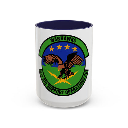 4 Air Support Operations Sq USAFE (U.S. Air Force) Accent Coffee Mug