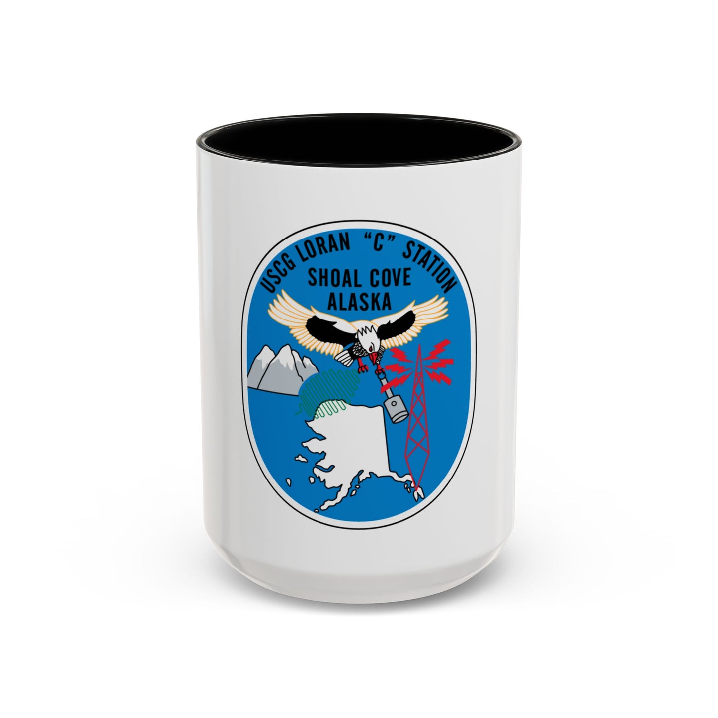 USCG Loran C Station Shoal Cove Alaska (U.S. Coast Guard) Accent Coffee Mug