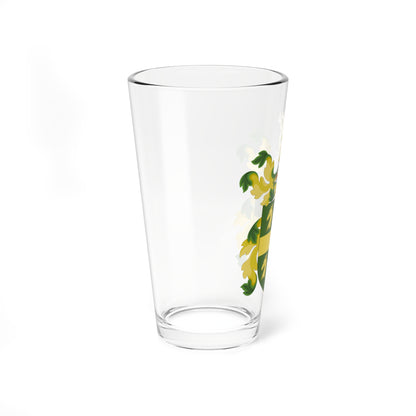 Coat of Arms of Walter Dickenson (United States) (Coat of Arms) Pint Glass 16oz