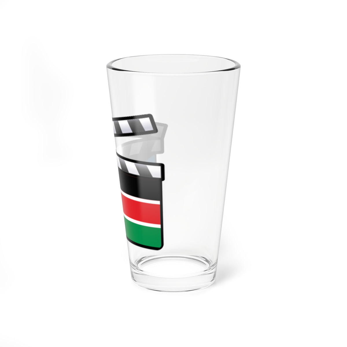 South Sudan film clapperboard (South Sudan) Pint Glass 16oz