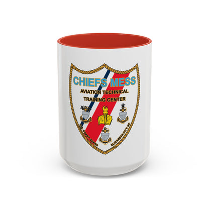 Chiefs Mess ATTC USCGC Elizabeth City NC (U.S. Coast Guard) Accent Coffee Mug
